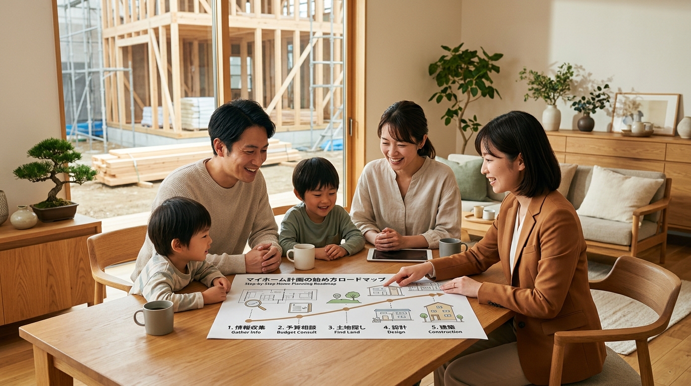 GWに家族で話そう｜マイホーム計画の始め方ロードマップ