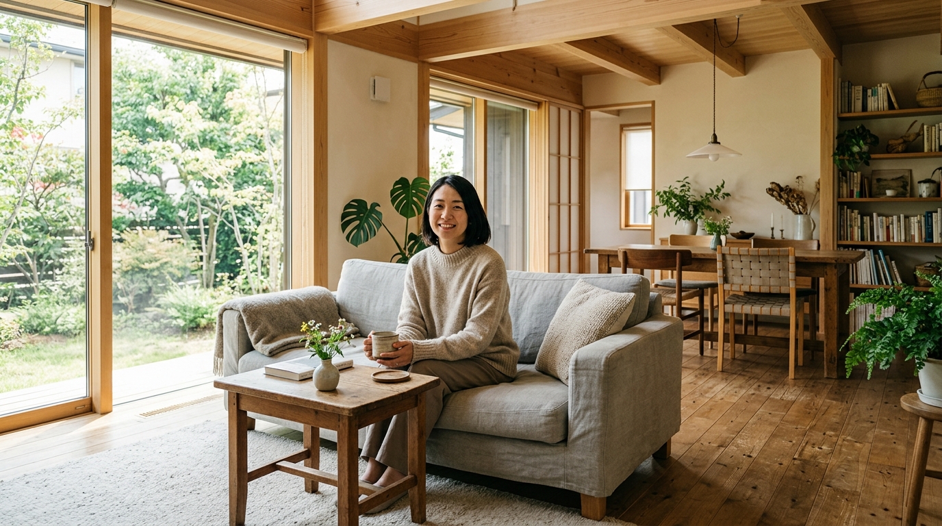 飯塚市で自然素材の家を建てる前に｜無垢材・漆喰の5年後のリアル